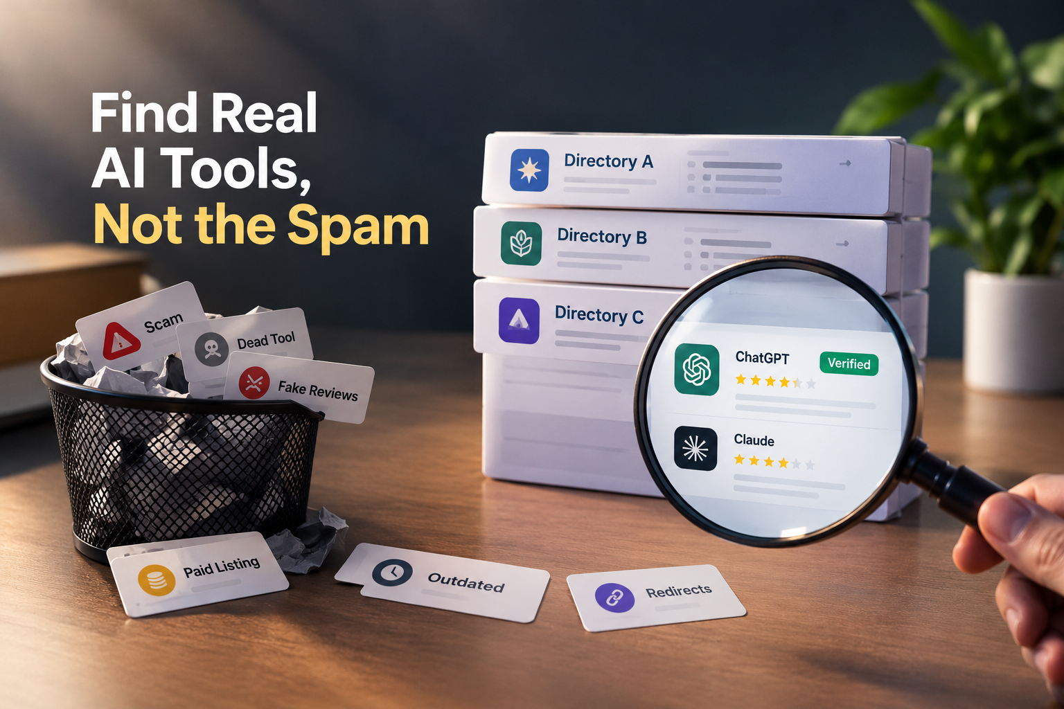 Where to Find AI Tools Without Spam (and How to Tell a Directory Is Lying to You)