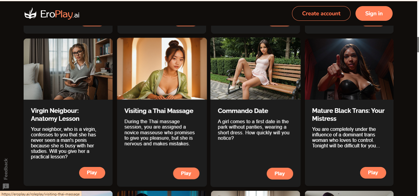 eroplay.ai Screenshot 2