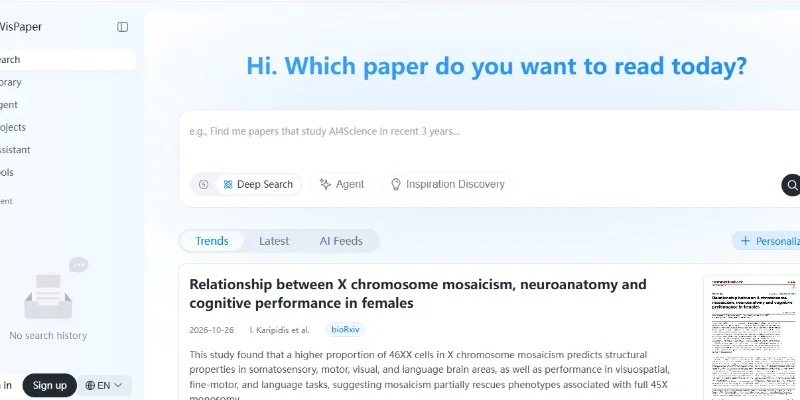 Wispaper Screenshot 1